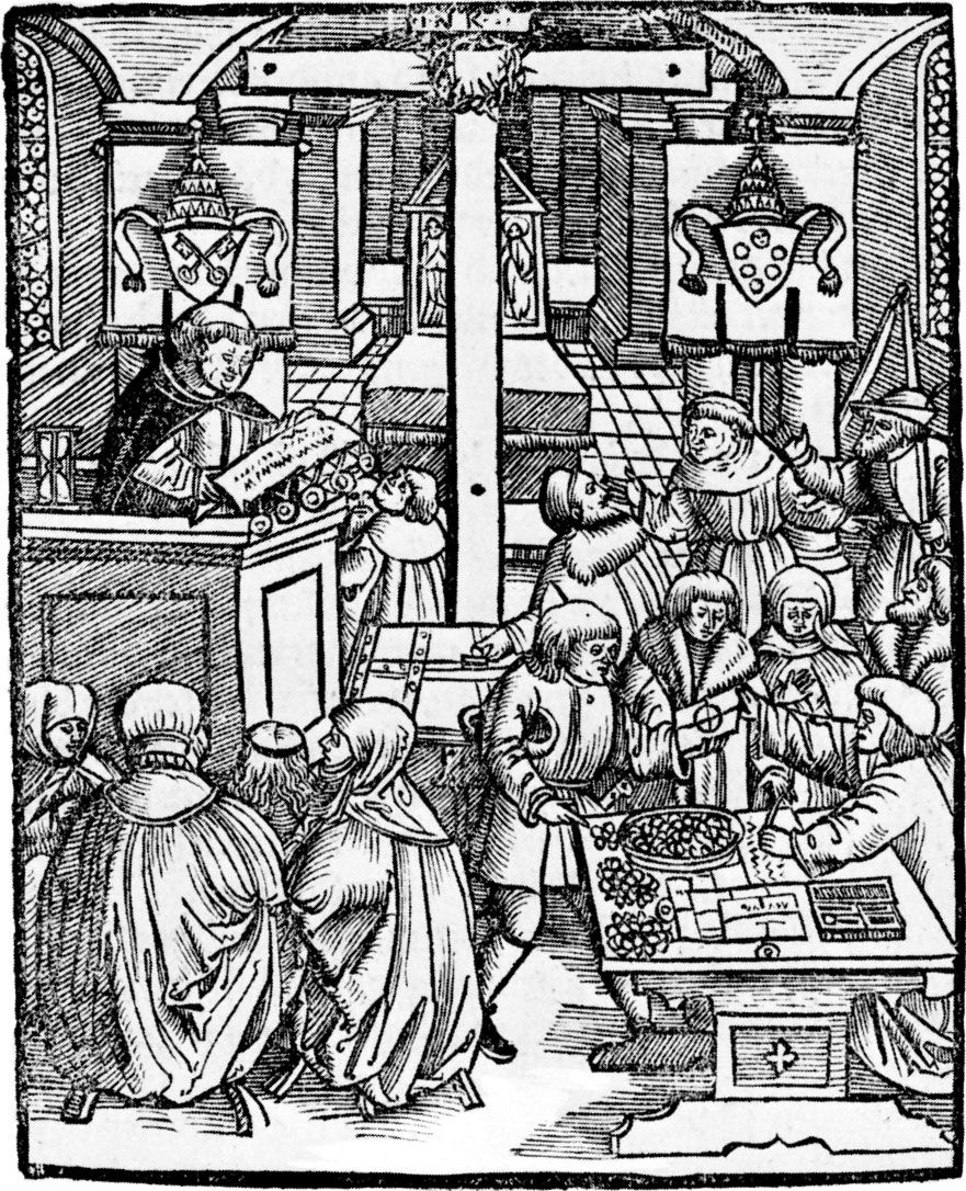 Деревоотпечаток продажи индульгенций